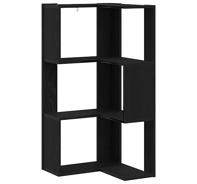 vidaXL Bücherregal Eckregal Schwarze Eiche 50 x 50 x 102 cm Holzwerkstoff, günstig online kaufen