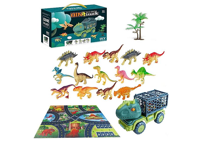 MODFU Spielzeug-Transporter Dinosaurier Transport-LKW Spielset, (Dino Figur günstig online kaufen