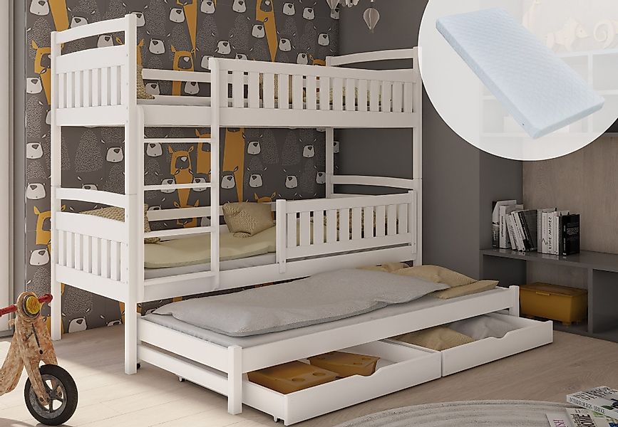 Kids Collective Etagenbett Hochbett Kinderbett 90x200 günstig online kaufen