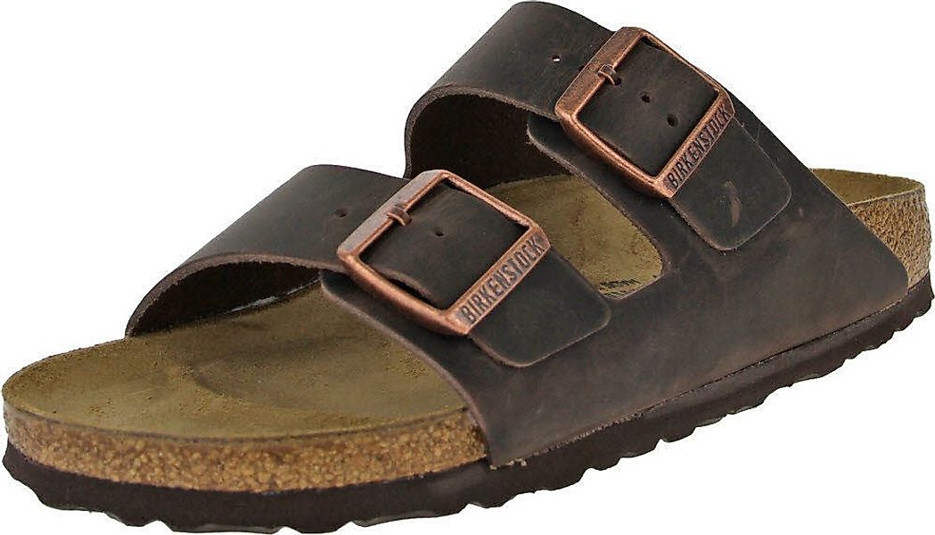 Birkenstock Birkenstock Arizona braun Fettleder Keilpantolette günstig online kaufen