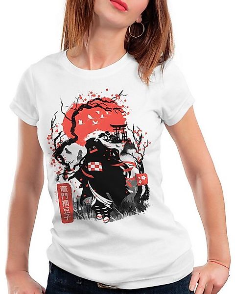 style3 T-Shirt Nezuko Cherry Blossom demon slayer anime japan manga günstig online kaufen