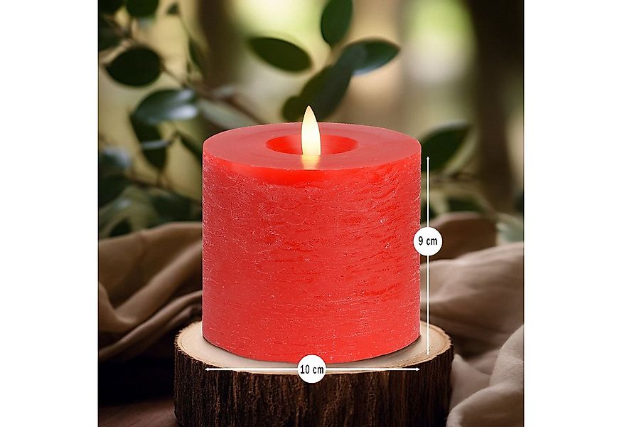 matches21 HOME & HOBBY LED-Kerze LED Stumpenkerzen Set Wachs, Flackernde Fl günstig online kaufen