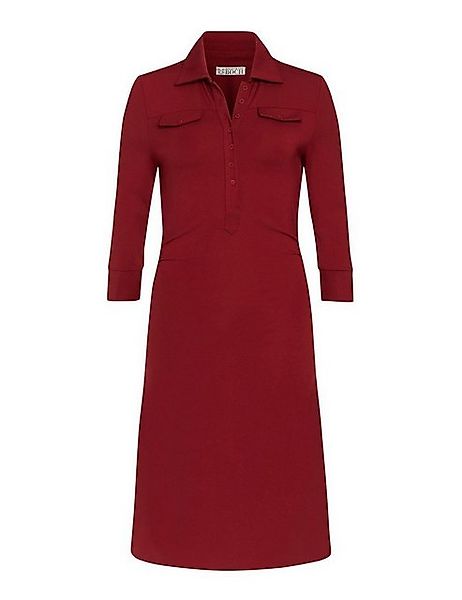 Brigitte von Boch Hemdblusenkleid Millet Stretch-Kleid burgund günstig online kaufen