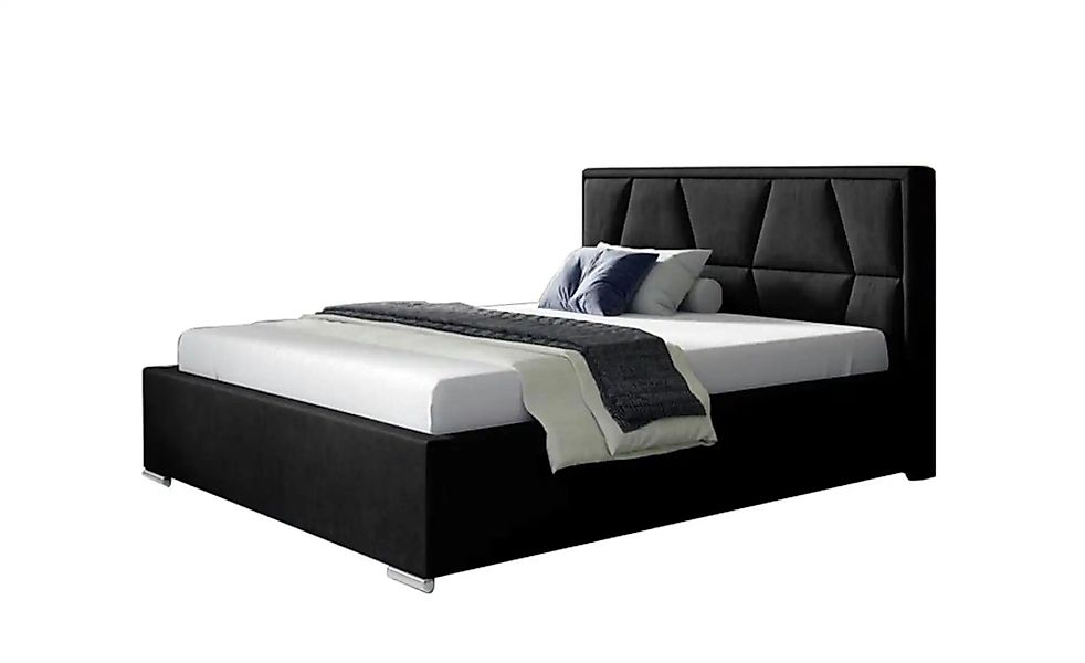 Polsterbett 120x200 Grün   ¦ schwarz ¦ Maße (cm): B: 180 H: 110 Betten > Ko günstig online kaufen