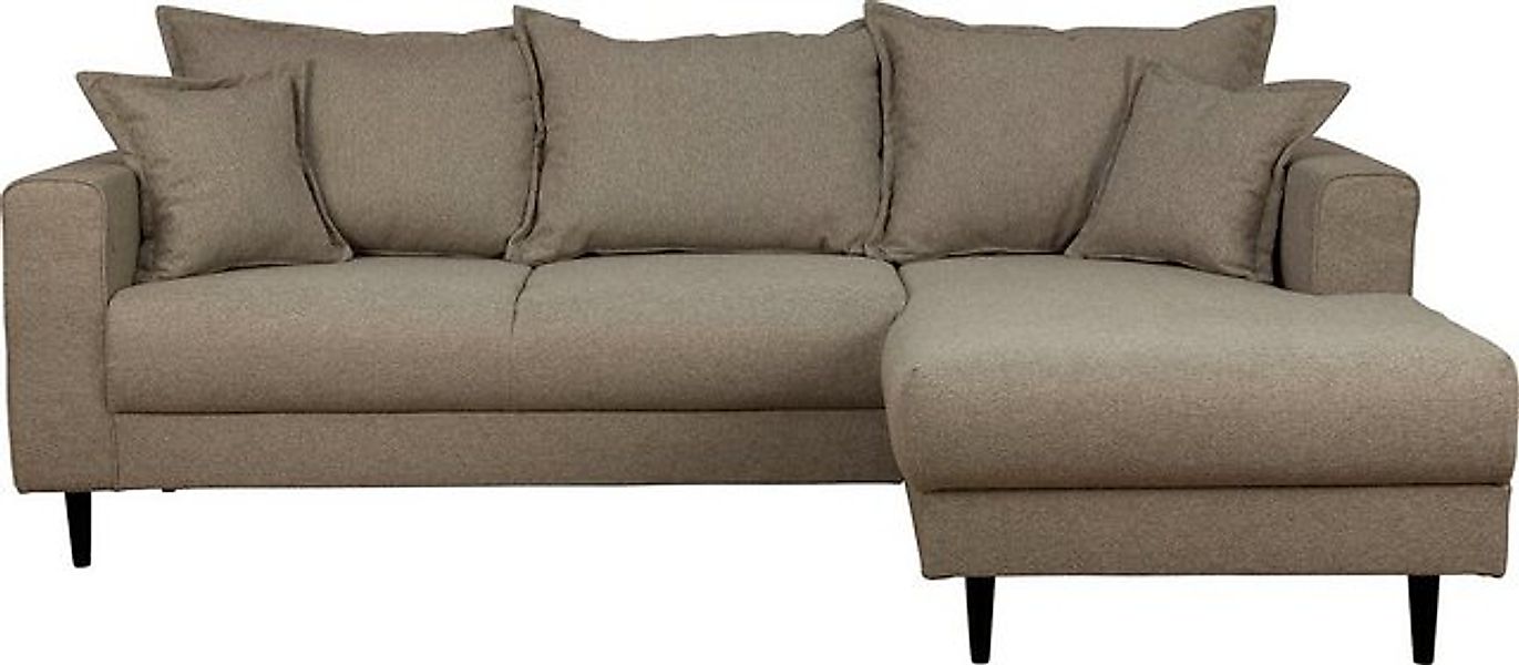 Home affaire Ecksofa "VEYRAS L-Form, hoher Sitzkomfort, Maße B/T/H: 230/150 günstig online kaufen
