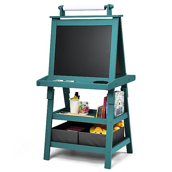 COSTWAY Standtafel Kinder Staffelei, doppelseitig, mit günstig online kaufen