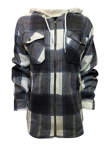 Worldclassca Karohemd Worldclassca DAMEN HEMDJACKE KARIERT günstig online kaufen