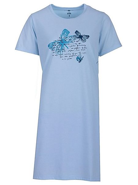 zeitlos Nachthemd Nachthemd Kurzarm - Schmetterling günstig online kaufen