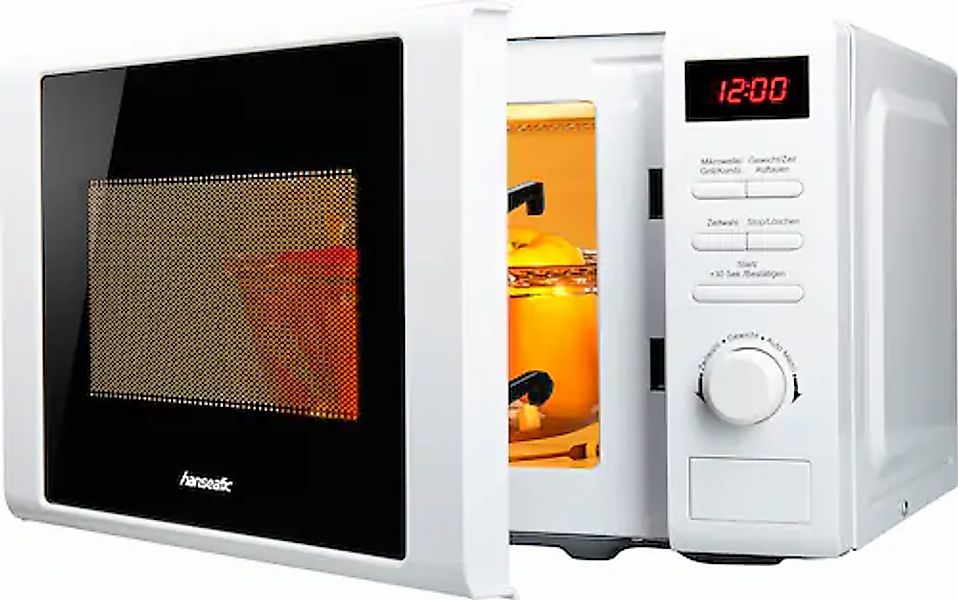 Hanseatic Mikrowelle »819021« Grill   Mikrowelle 700 W Grill, Auftaufunktio günstig online kaufen