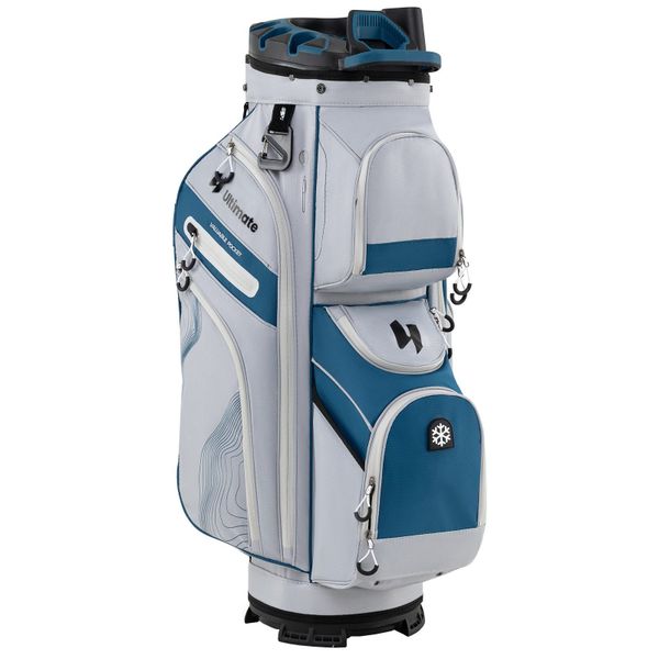 COSTWAY Golfballtasche, Golfreisetasche mit 14-facher Trennwand günstig online kaufen