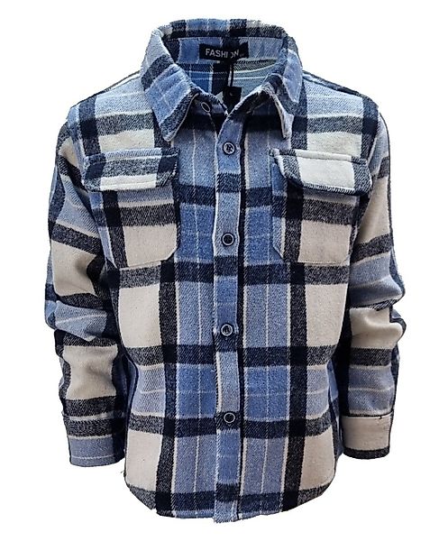 Fashion Boy Flanellhemd Flanellhemd kariertes Hemd günstig online kaufen