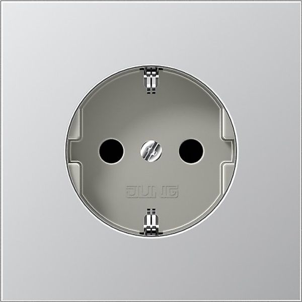 Jung SCHUKO-Steckdose aluminium AL 1520 KI - AL1520KI günstig online kaufen