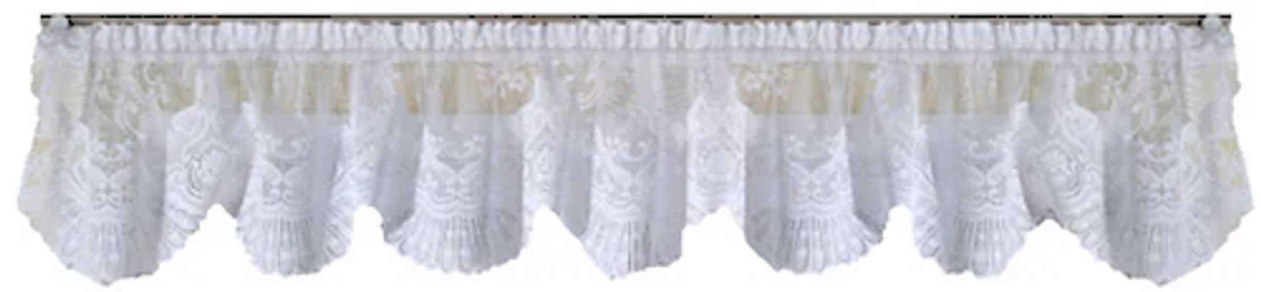 Weckbrodt Querbehang »Siena«, (1 St.), Jacquard, strukturiert, halbtranspar günstig online kaufen
