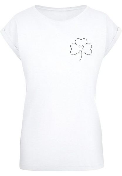 Merchcode T-Shirt Merchcode Damen Ladies Spring - Leaf Clover Flower T-Shir günstig online kaufen