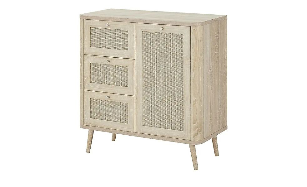 Roomers Kommode  Rafia Premium ¦ holzfarben ¦ Maße (cm): B: 80,9 H: 81,6 T: günstig online kaufen