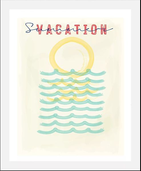 queence Bild "Vacation", Schriftzüge, (1 St.) günstig online kaufen