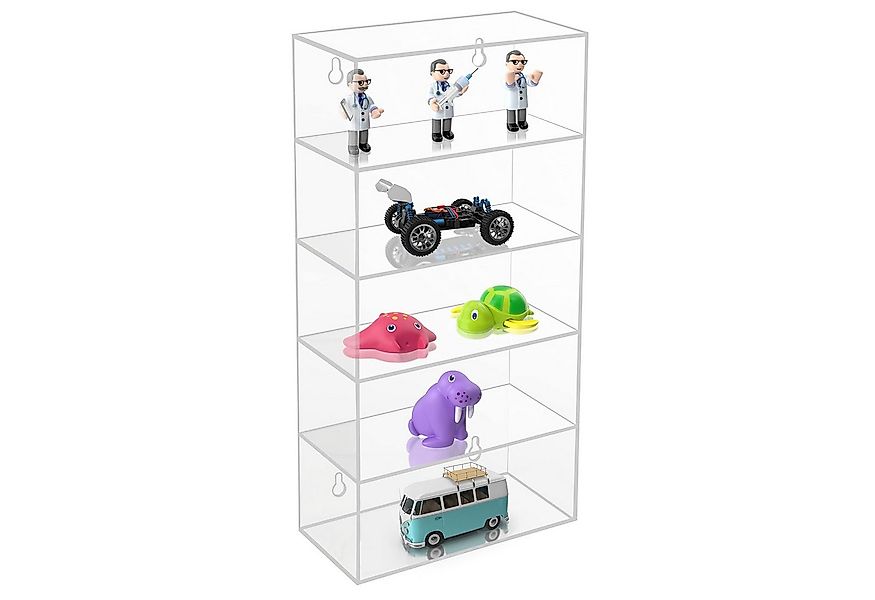 Belle Vous Wandregal Acryl Vitrine für Spielzeug - Hängendes Regal (18 x 8, günstig online kaufen