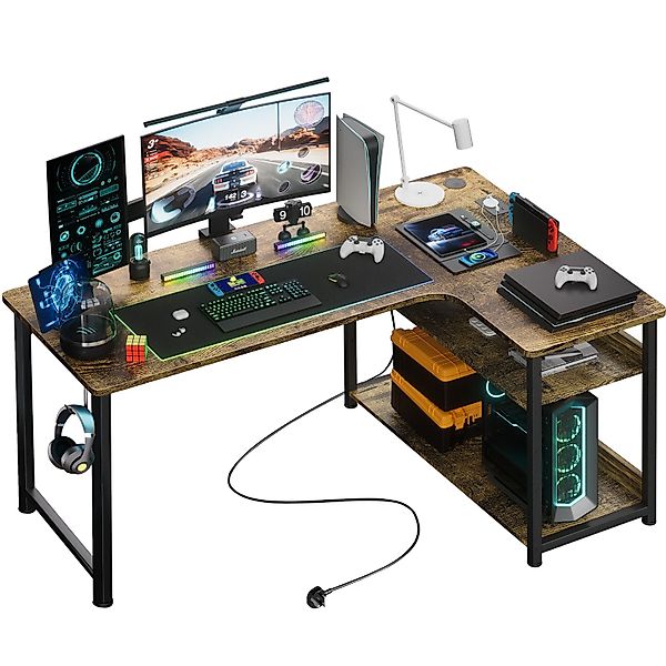 GTPLAYER Schreibtisch Gaming Tisch Eckschreibtisch mit günstig online kaufen