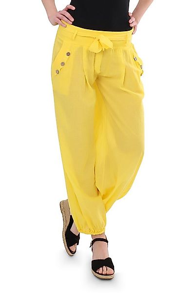 malito more than fashion Haremshose malito Damen Pumphose mit Bindegürtel 3 günstig online kaufen