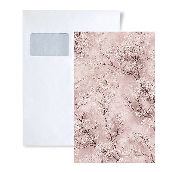 PROFHOME 1 MUSTERSTÜCK S-374204-GU DIN A4 MUSTER der Floral Tapete günstig online kaufen