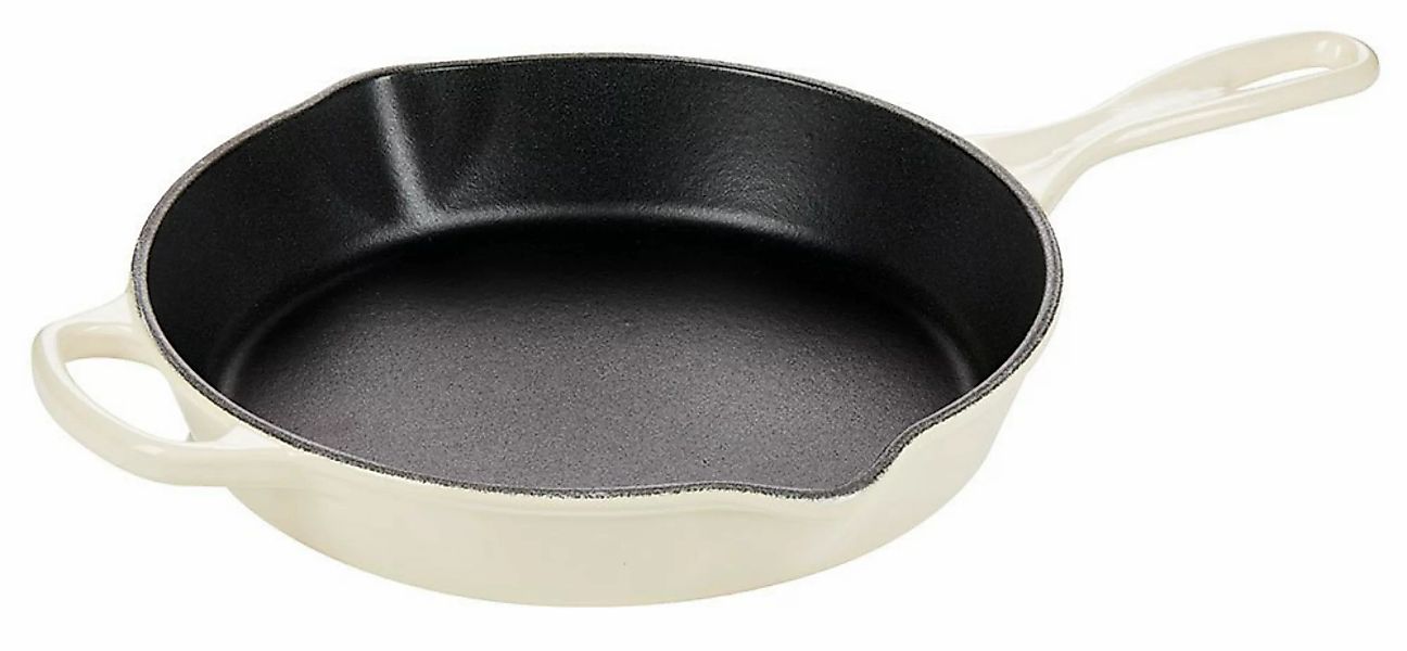 Le Creuset Brat- und Servierpfanne Gusseisen Meringue 23cm günstig online kaufen