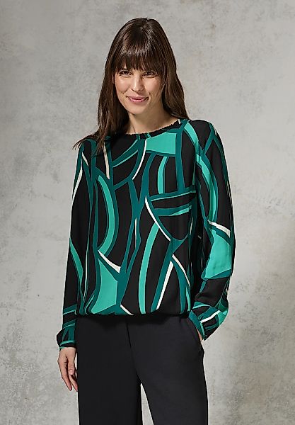 CECIL Langarmbluse mit All-Over Print günstig online kaufen