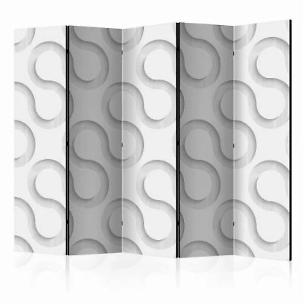artgeist Paravent Serpentines II [Room Dividers] grau/beige Gr. 225 x 172 günstig online kaufen