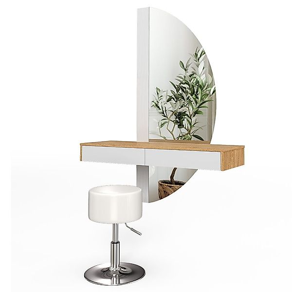 Vicco Schminktisch Melisa, Eiche/Weiß, 120 cm günstig online kaufen
