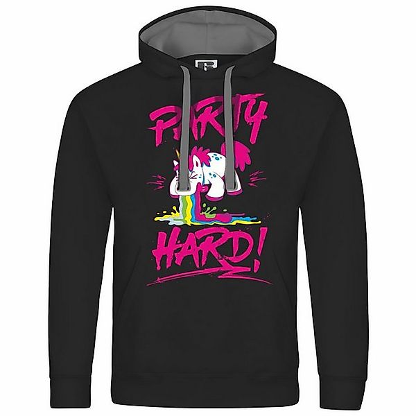 deinshirt Kapuzenpullover Herren Kapuzenpullover PARTY HARD Mit Print Motiv günstig online kaufen