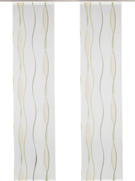 my home Schiebegardine "Dimona" Klettschiene 2 Stk. tlg. 2-er Set, Fertigga günstig online kaufen