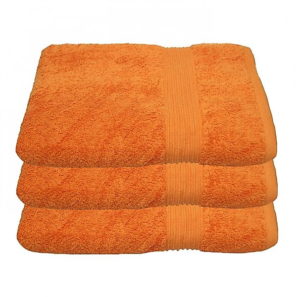 Julie Julsen Duschtücher 3-Duschtücher-Orange-Duschtuch 70 x günstig online kaufen