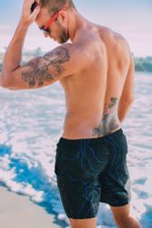 GUGGEN Mountain Badehose Herren Badehosen Badeshorts günstig online kaufen