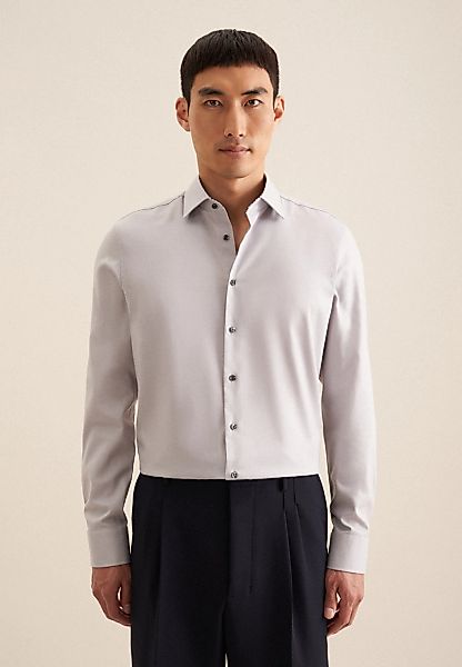 seidensticker Businesshemd "Slim", Slim Langarm Kentkragen Uni günstig online kaufen
