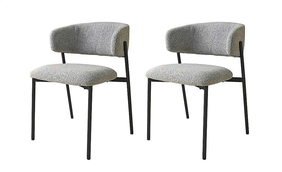 SCHÖNER WOHNEN Kollektion Stuhl 2er-Set   ¦ grau ¦ Maße (cm): B: 58 H: 80 S günstig online kaufen