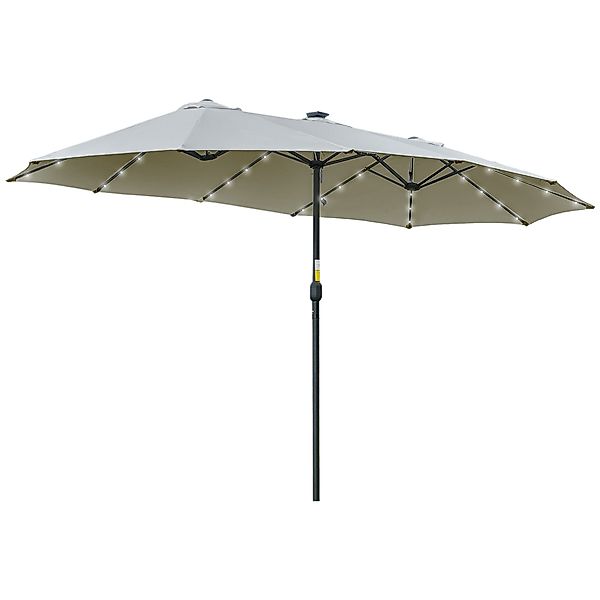 Outsunny Sonnenschirm Gartenschirm, Marktschirm, Terrassenschirm, LxB: günstig online kaufen