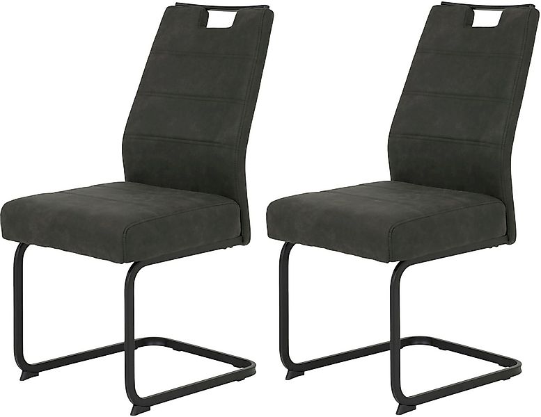 HELA Freischwinger KERTIN (Set, 2 St), XL Sitzbreite, Griff, Federkorb, 140 günstig online kaufen