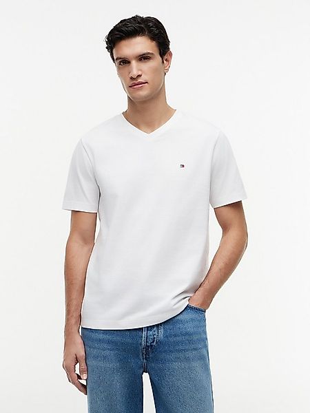 Tommy Hilfiger V-Shirt ESSENTIAL V-NECK unifarben, casual, regular fit, Bau günstig online kaufen