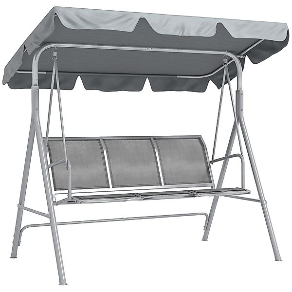 MC Star Hollywoodschaukel 3-Sitzer Gartenschaukel mit günstig online kaufen