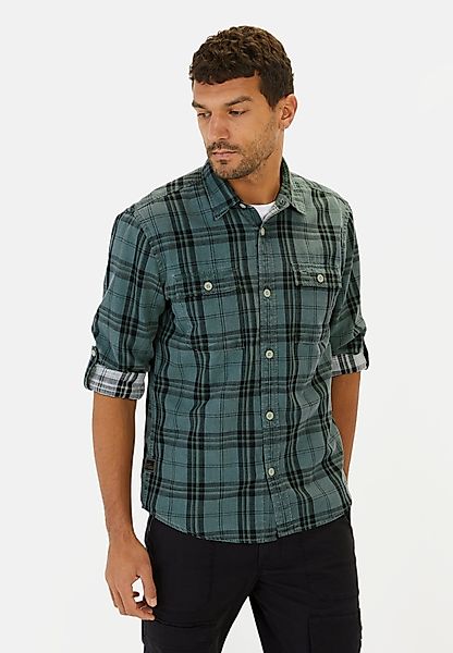 camel active Karohemd aus reiner Baumwolle günstig online kaufen