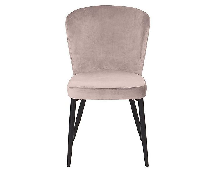 set one by Musterring Esszimmerstuhl Norman, Samtbezug in Altrosa oder Gold günstig online kaufen