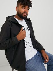 Jack & Jones PlusSize Softshelljacke "JJEBASIC mit Kapuze und wasserabweise günstig online kaufen