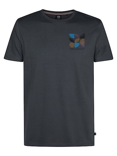 Petrol Industries T-Shirt - stilvolles Kurzarmshirt mit Front- und Backprin günstig online kaufen