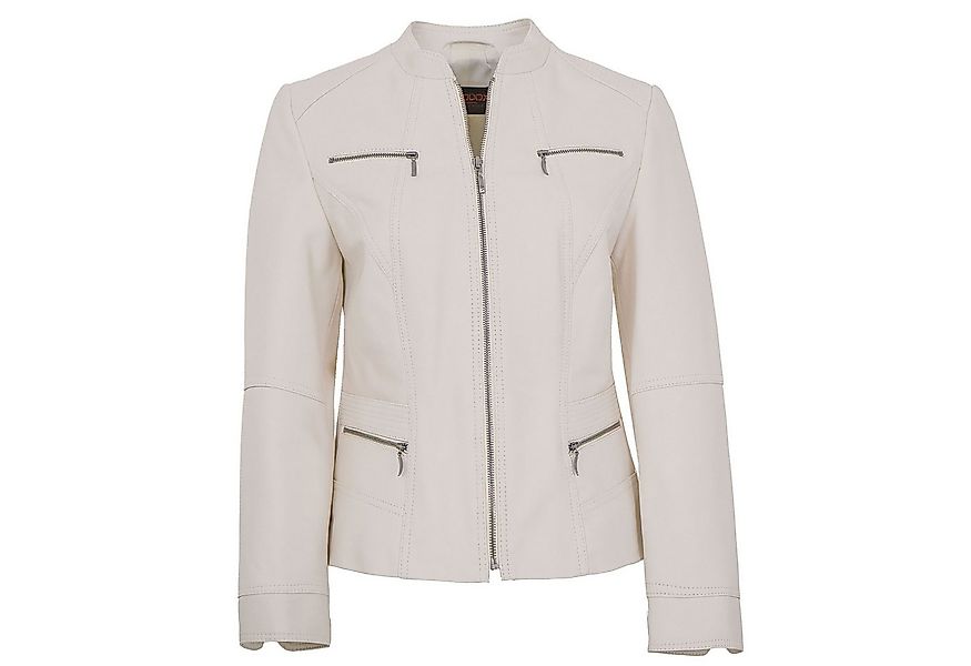 Maddox Lederjacke Clari MADDOX - Damen Lederjacke Lammnappa weiß günstig online kaufen