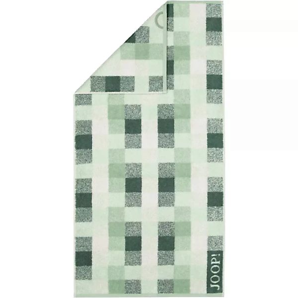 JOOP! Handtücher Vibe Karo 1699 - Farbe: salbei - 44 - Handtuch 50x100 cm günstig online kaufen