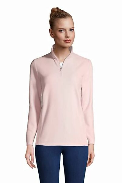 Fleece-Pullover mit Reißverschluss, Damen, Größe: L Normal, Pink, by Lands' günstig online kaufen