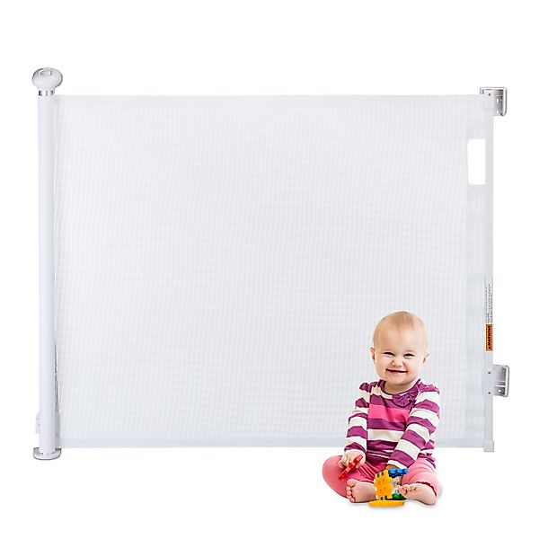 relaxdays Universalschutzgitter Treppenschutzgitter Design B 70-180 günstig online kaufen