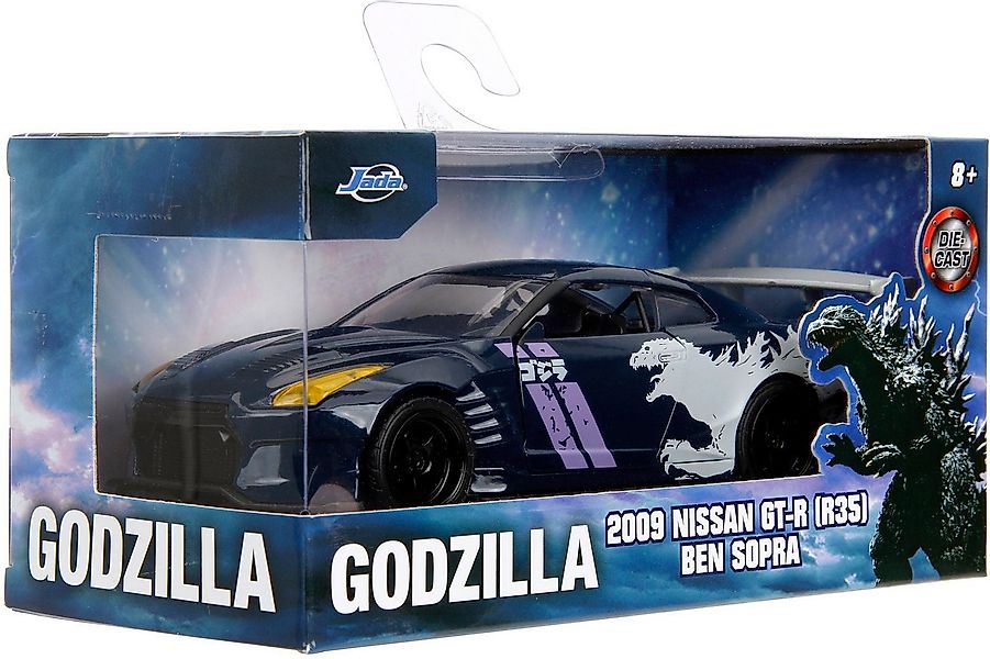 JADA Spielzeug-Auto Modellauto Hollywood Rides Godzilla 2009 Nissan GTR R35 günstig online kaufen