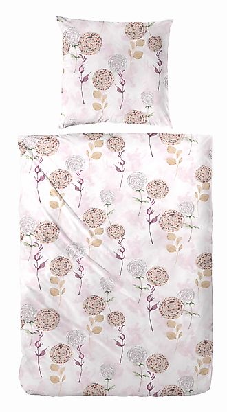 Primera Bettwäsche Edelflanell-Bettwäsche Fallflower, Edel-Köper-Flanell, 1 günstig online kaufen