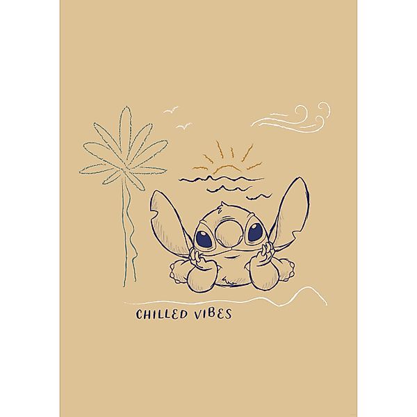 Komar Wandbild Disney Lilo and Stitch Chilled Vibes 50 cm x 70 cm günstig online kaufen
