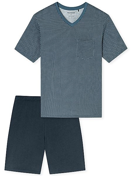Schiesser Pyjama V-Ausschnitt - Comfort Nightwear günstig online kaufen